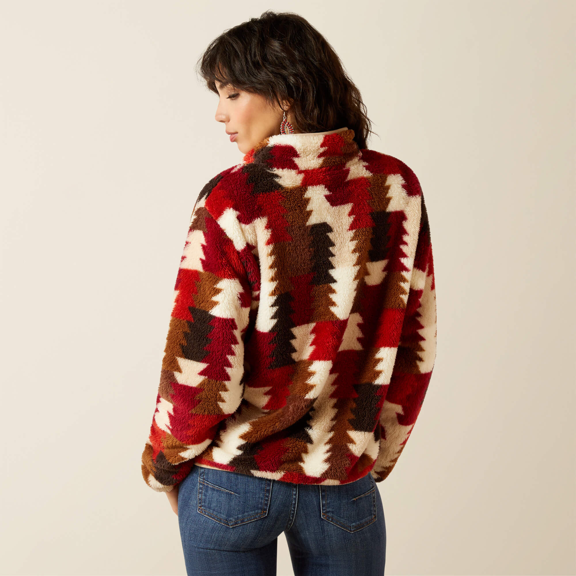 Berber Snap Front Sweatshirt - Image 3