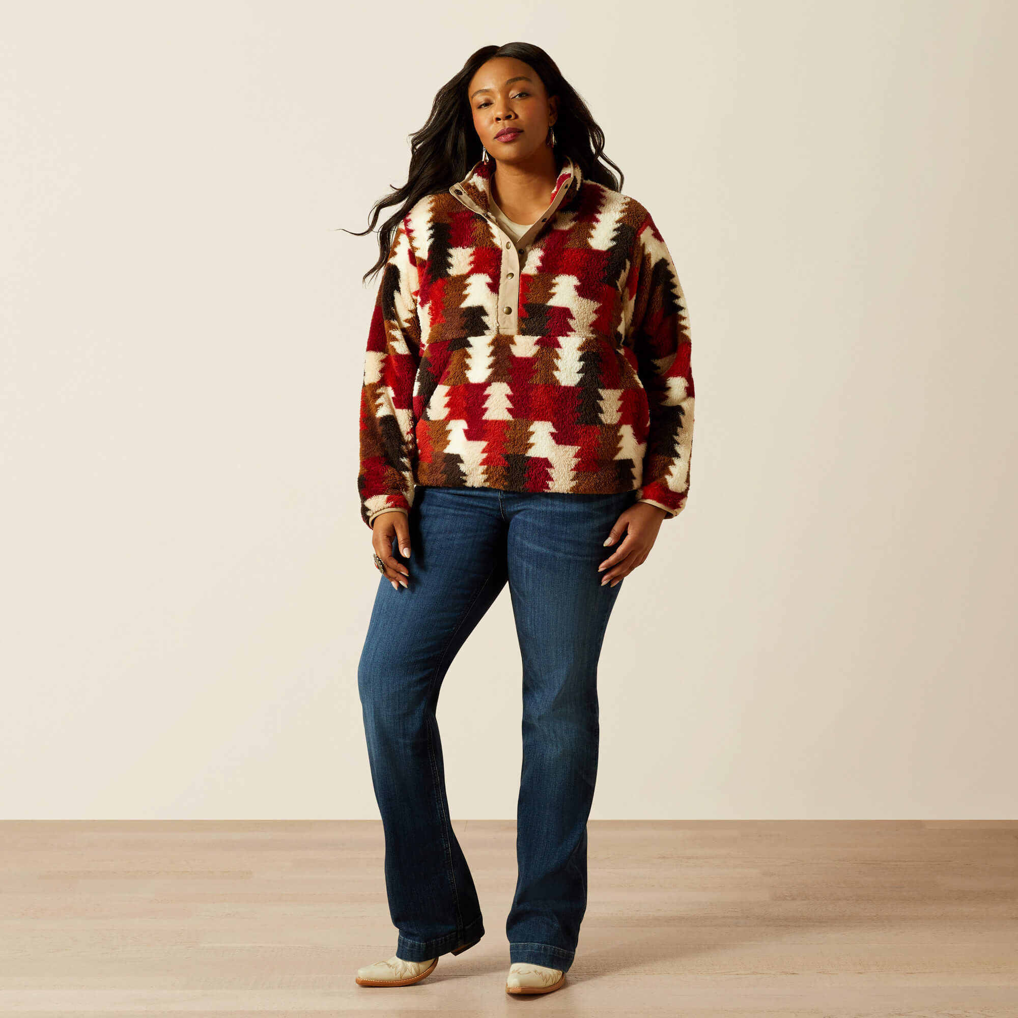 Berber Snap Front Sweatshirt - Image 6