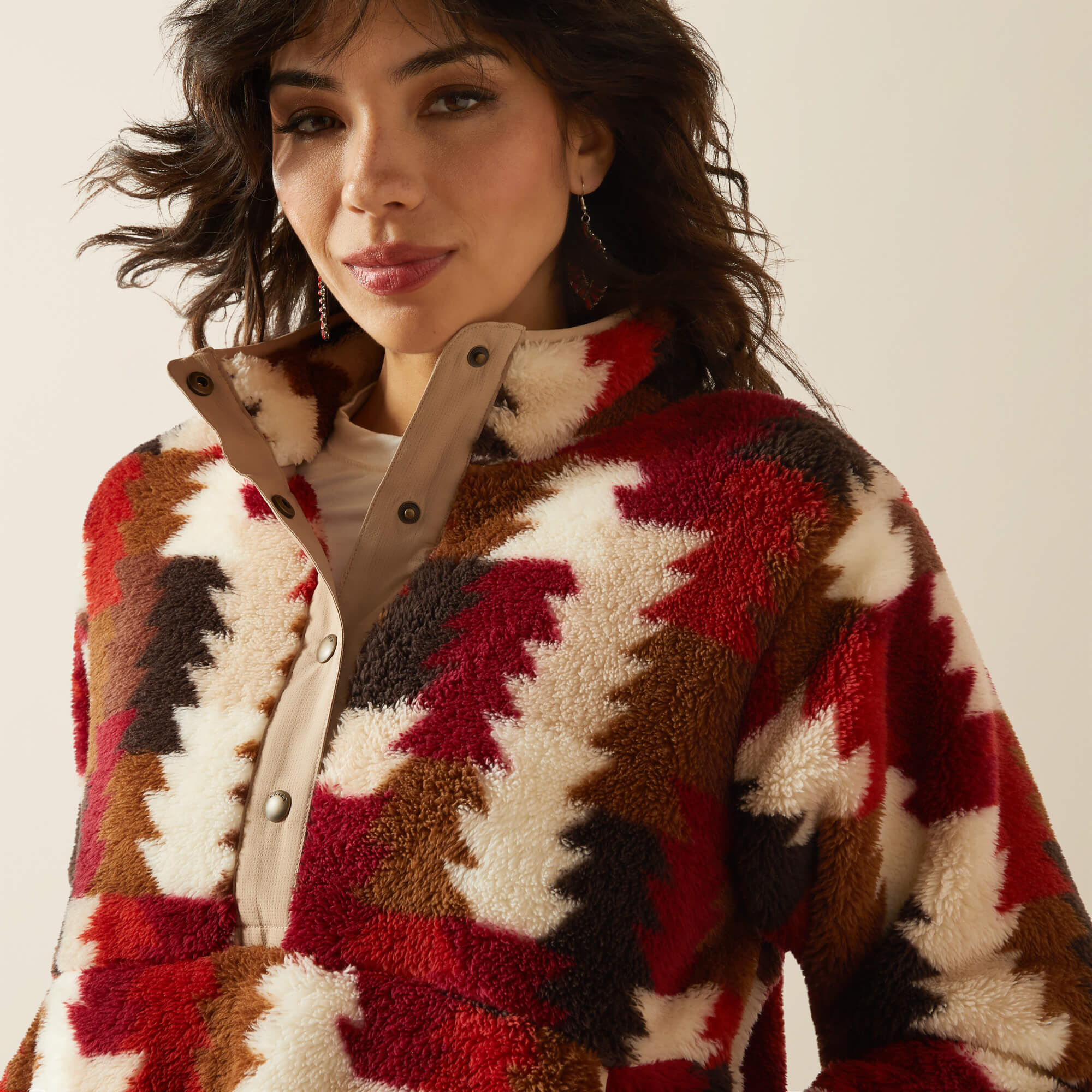Berber Snap Front Sweatshirt - Image 7