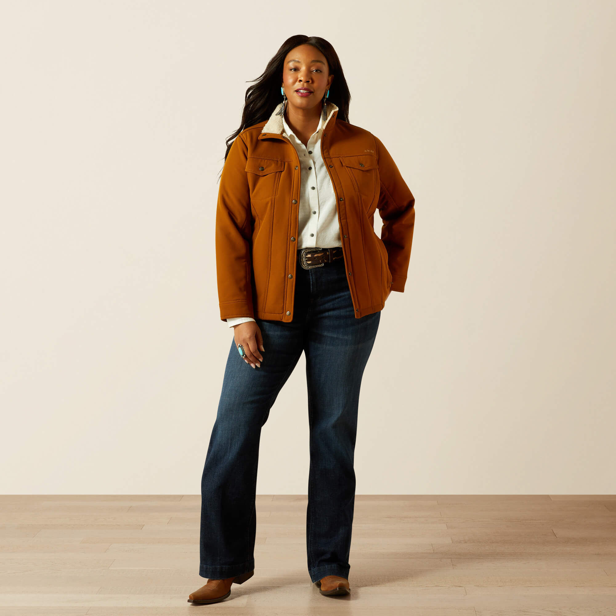 Berber Back Softshell Jacket - Image 6