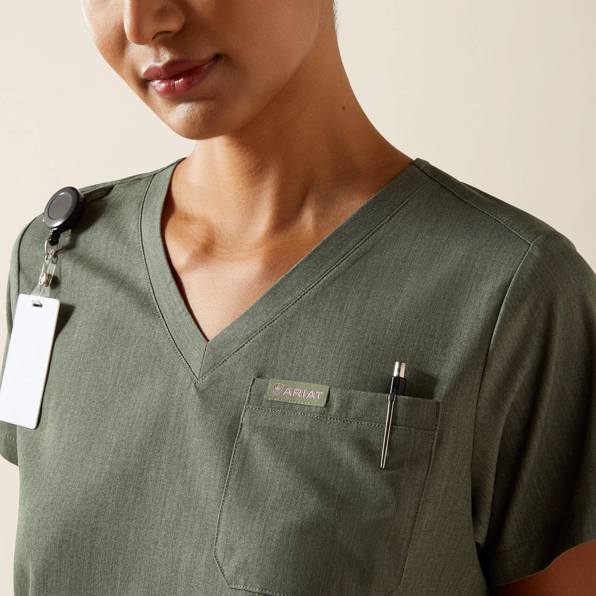 Beth Basic Scrub Top - Image 4