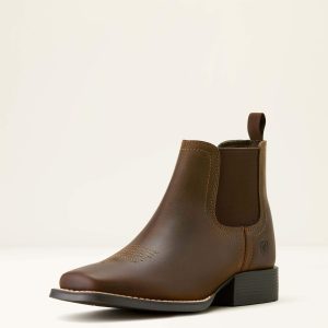Booker Chelsea Wide Square Toe Western Boot