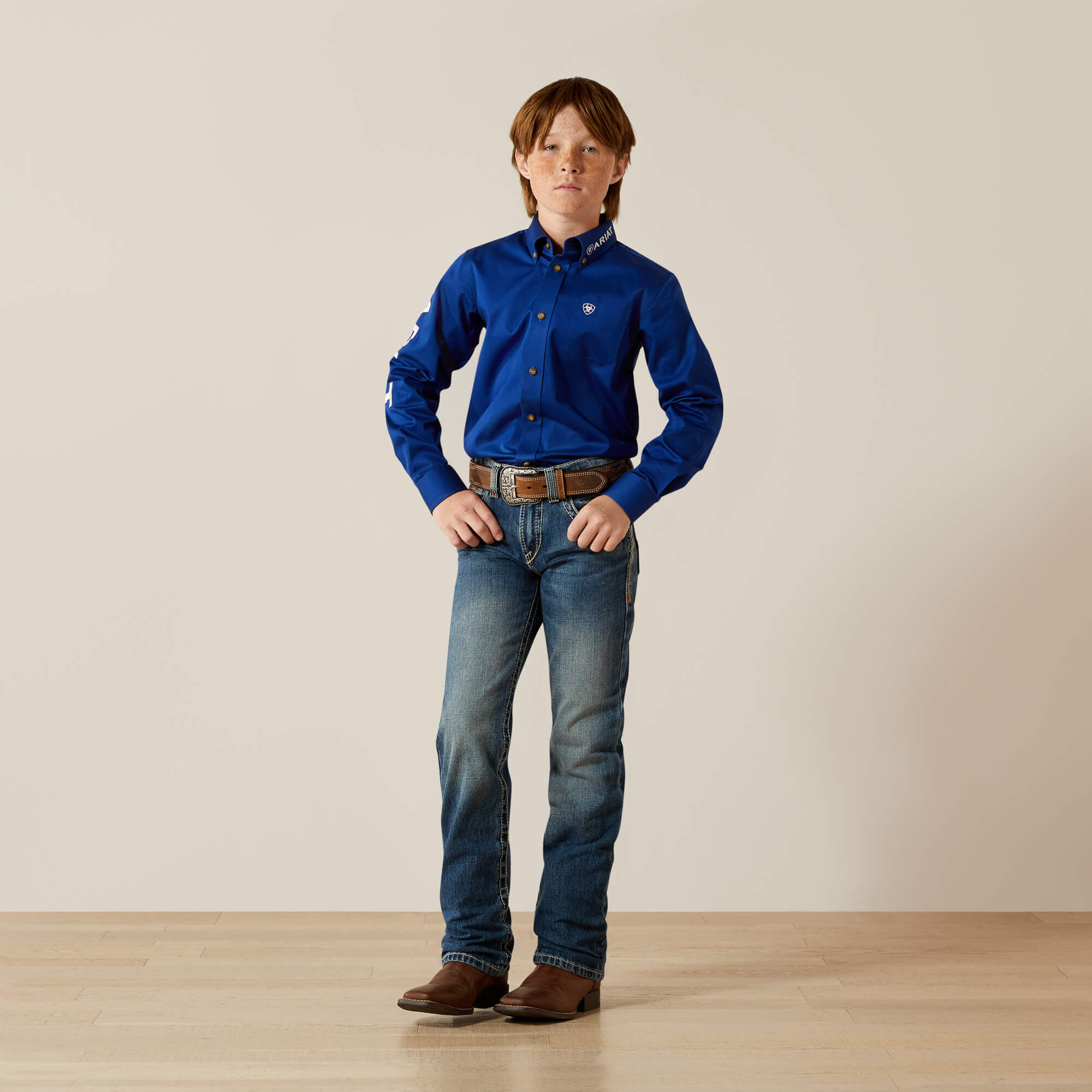 Team Logo Twill Classic Fit Shirt - Image 3