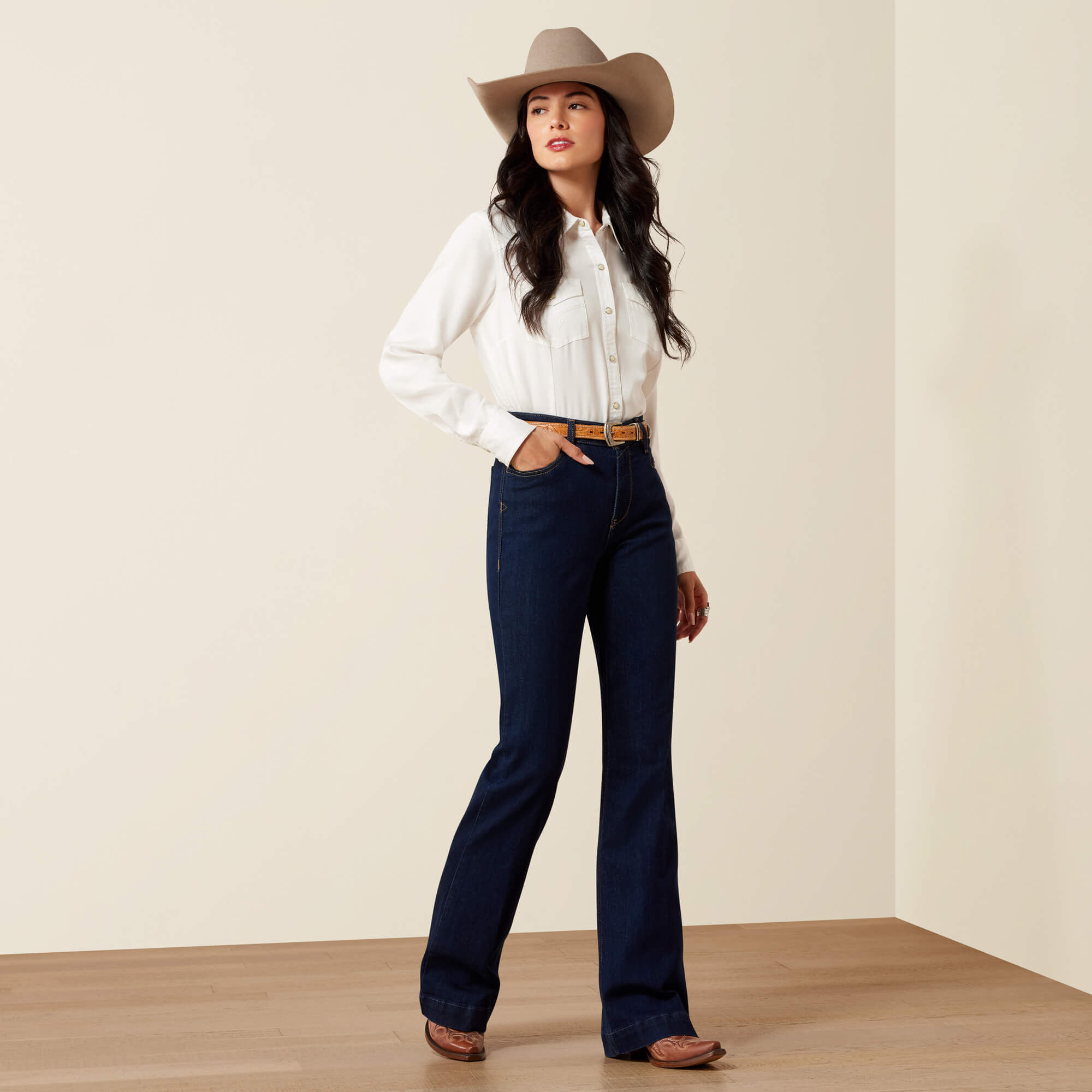 High Rise Tex Slim Trouser Jeans - Image 3